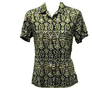 Harley Davidson Women's Short Sleeve Button Down Shirt Size Small